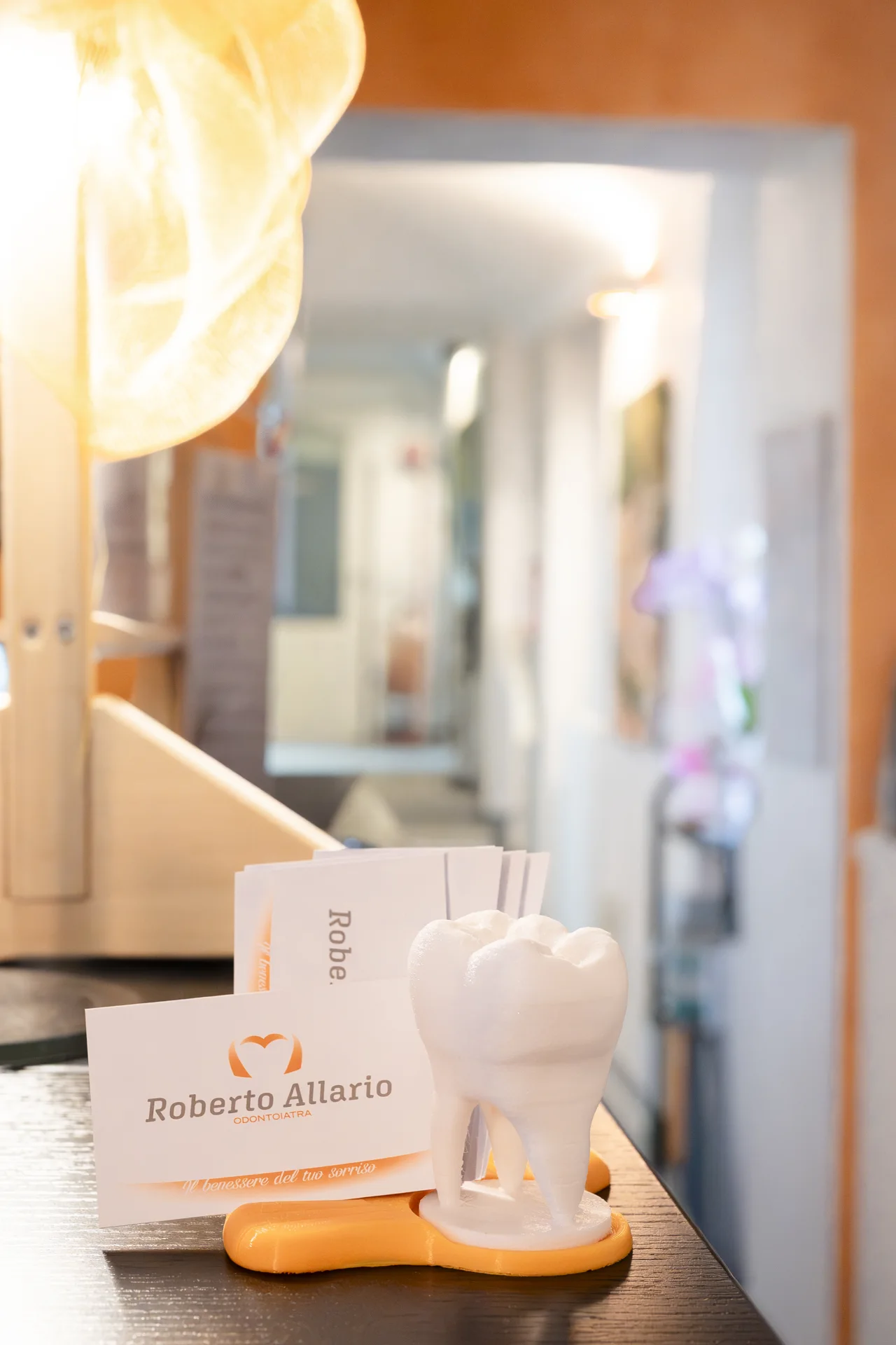 Corridoio dello studio dentistico allario